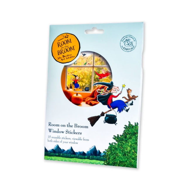 Room on the Broom Window Stickers-5056388641972