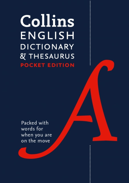 English Pocket Dictionary and Thesaurus : The Perfect Portable English Dictionary and Thesaurus-9780008141790