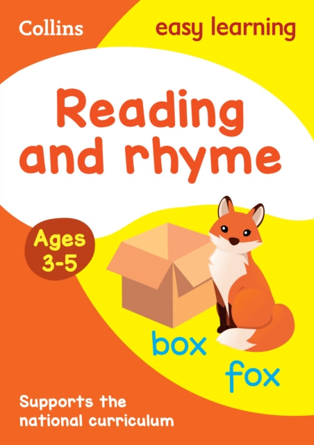 Reading and Rhyme Ages 3-5 : Ideal for Home Learning-9780008151560