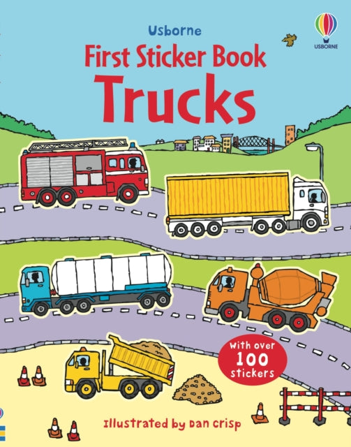 First Sticker Book Trucks-9780746089415