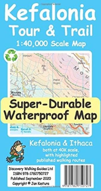 Kefalonia Tour and Trail Map-9781782750727
