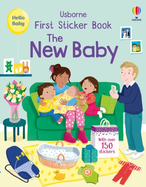 First Sticker Book The New Baby-9781805070696