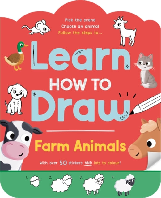 Learn How to Draw: Farm Animals-9781835443965