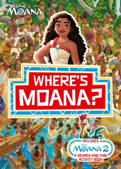 Where's Moana? : A Disney Moana Search and Find Activity Book-9781835873786