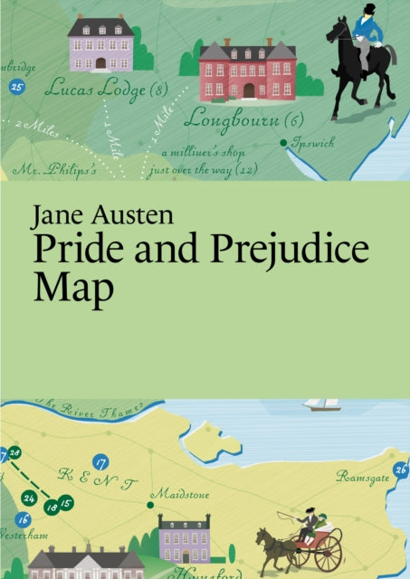 Jane Austen, Pride and Prejudice Map-9789152770931