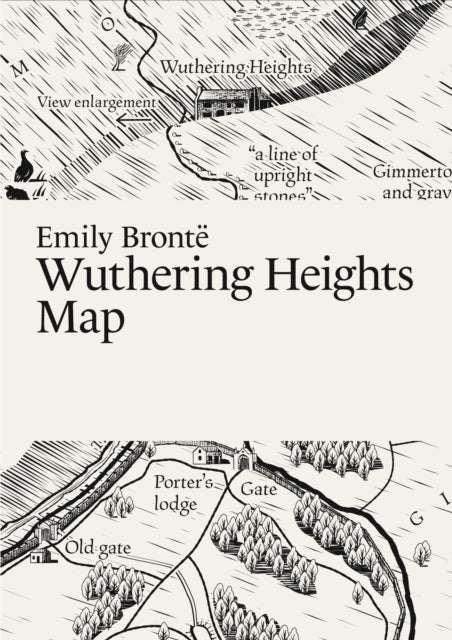 Emily Bronte, Wuthering Heights Map-9789198945638